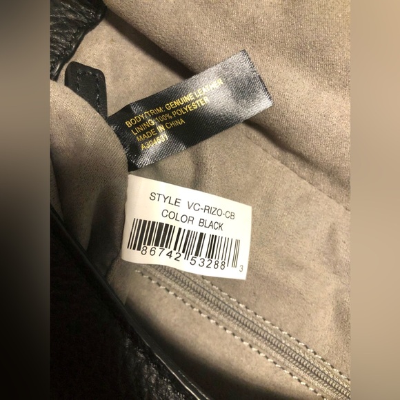 VINCE CAMUTO black leather crossbody purse. Only used ONCE! - Picture 15 of 16